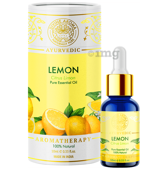 Divine Aroma Ayurvedic 100% Natural Pure Essential Oil Lemon