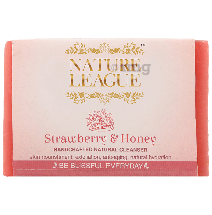 Nature League Strawberry & Honey Handcrafted Natural Cleanser (100gm Each)