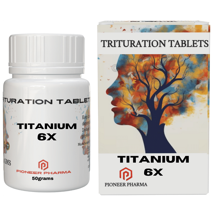 Pioneer Pharma Titanium Trituration Tablet 6X