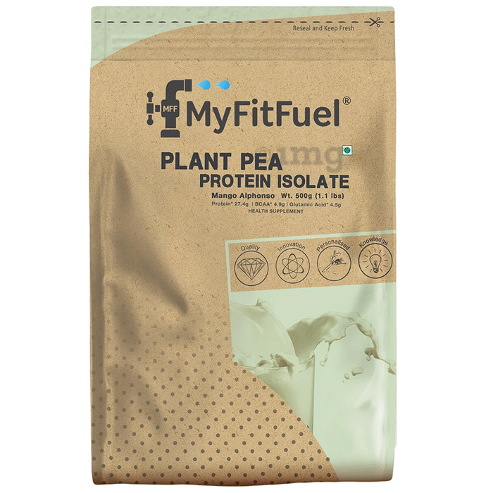 MyFitFuel Plant Pea Protein Isolate Powder Alphonso Mango