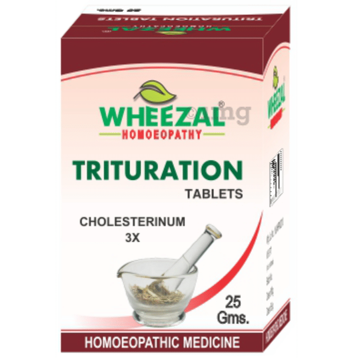 Wheezal Cholesterinum Trituration Tablet 3X