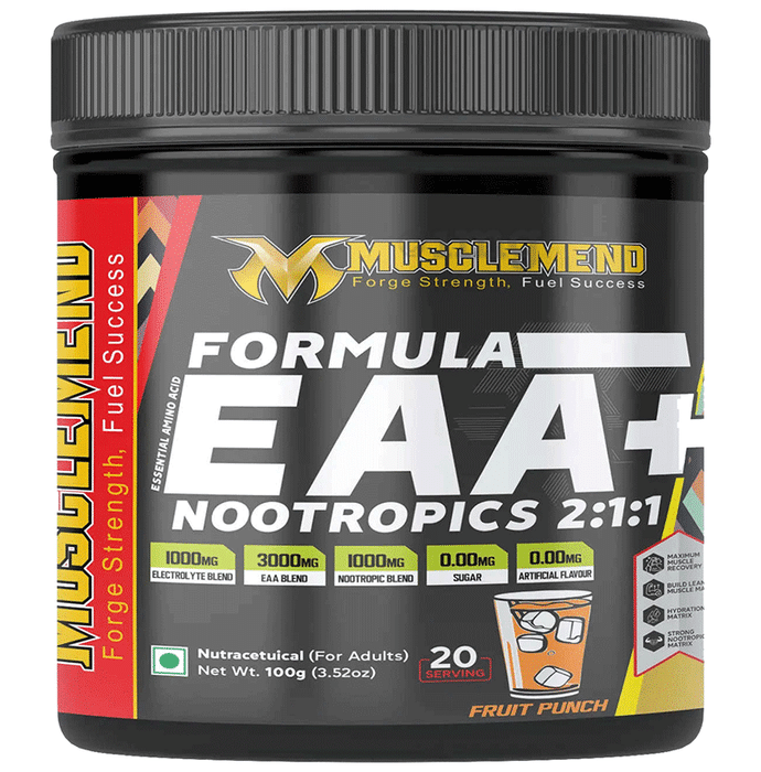Musclemend Formula Eaa+Nootropics 2:2:1 Powder Fruit Punch