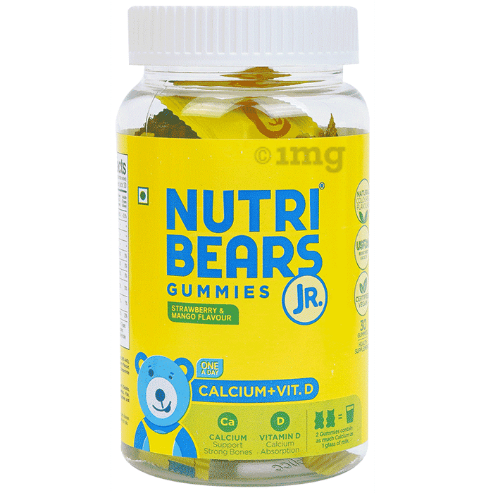 NutriBears Calcium+Vit D Complete Bone Support Gummies