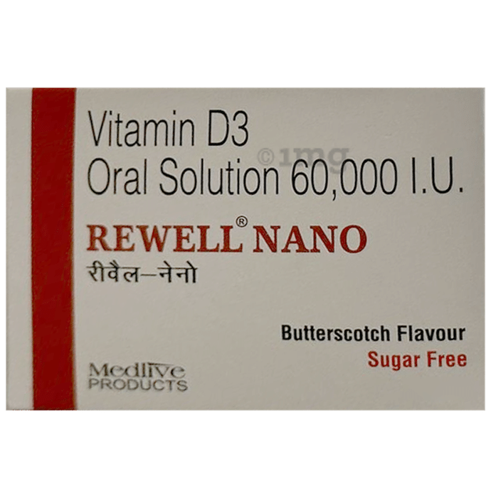 Rewell Nano Oral Solution Butterscotch Sugar Free