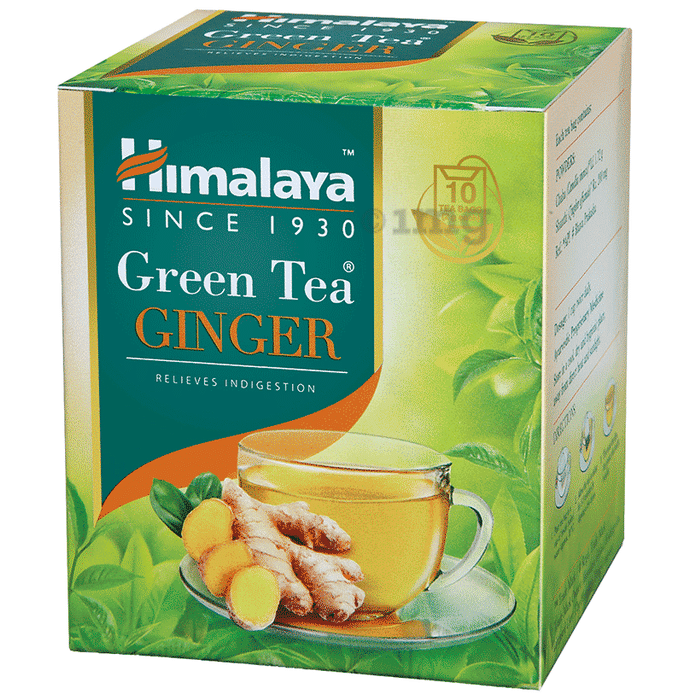 Himalaya Green Tea Sachet (2gm Each) Ginger