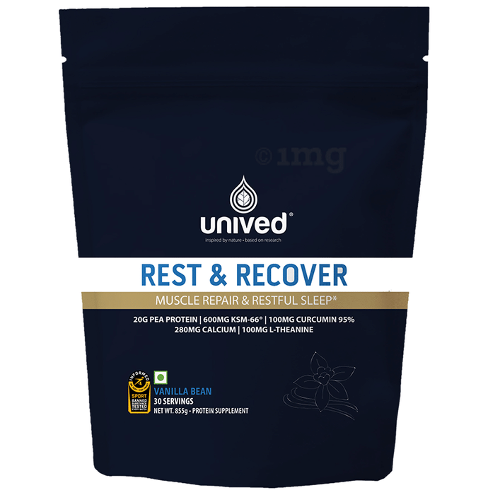 Unived Rest & Recover Protein Powder Vanilla Bean
