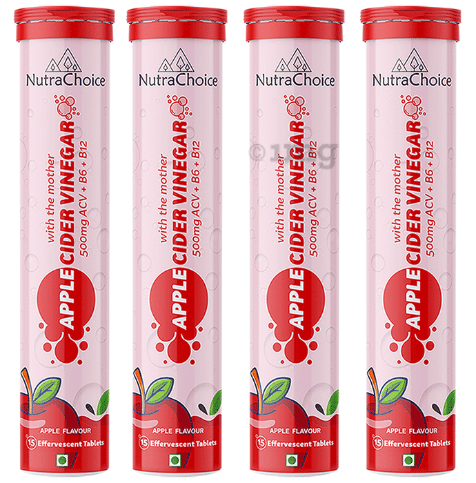 NutraChoice Apple Cider Vinegar Effervescent Tablet with the Mother (15 Each)