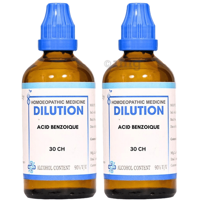 LDD Bioscience Acid Benzoique Dilution (100ml Each) 30 CH