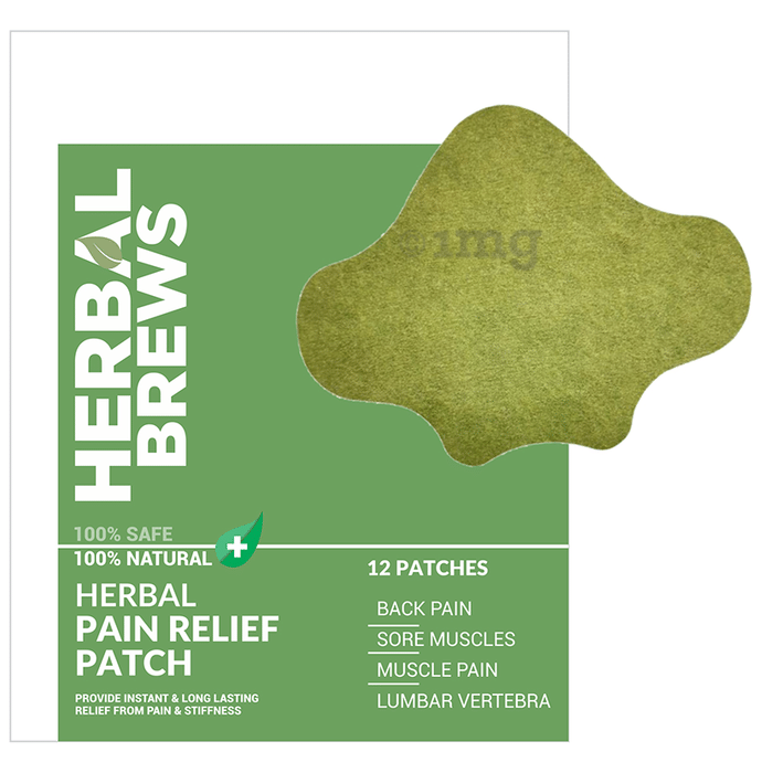 Herbal Brews Pain Relief Patch for Back Pain