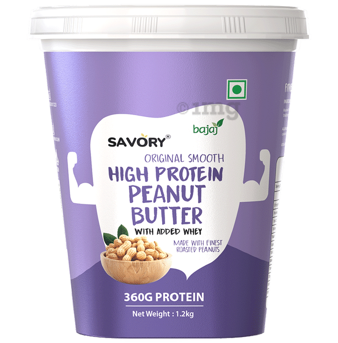 Savory High Protein Peanut Butter with Added Whey Original Smooth