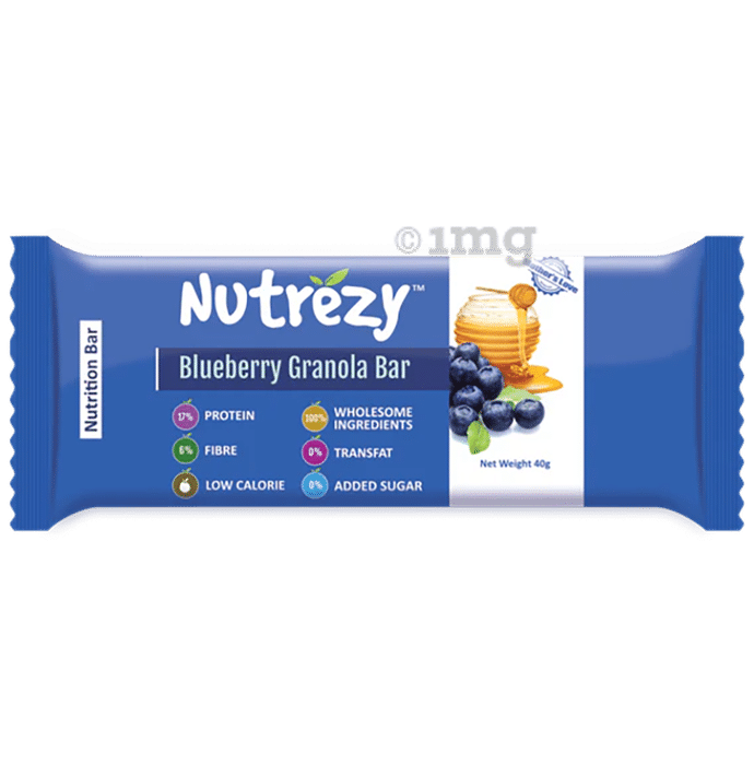 Nutrezy Blueberry Granola Bar