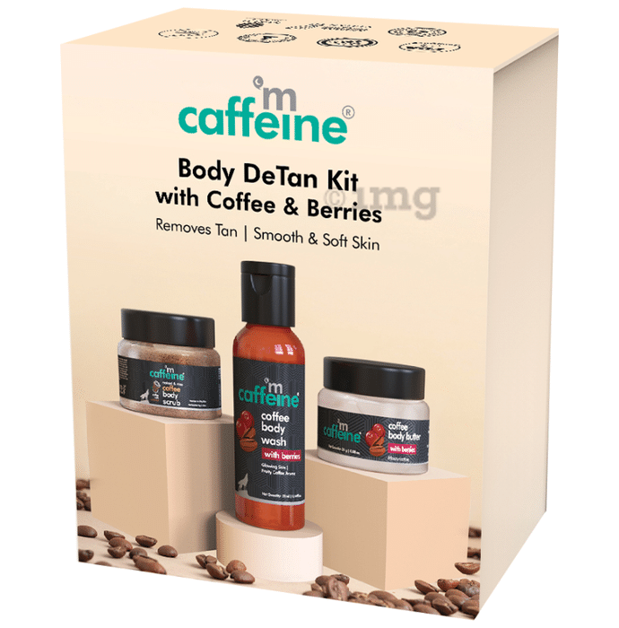 mCaffeine Body De Tan Kit with Coffee & Berries