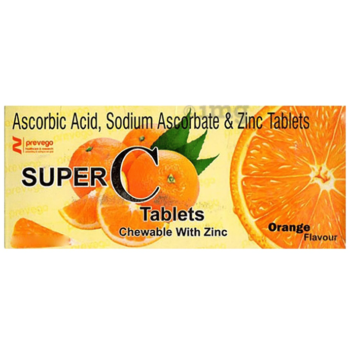 Super C Chewable Tablet Orange