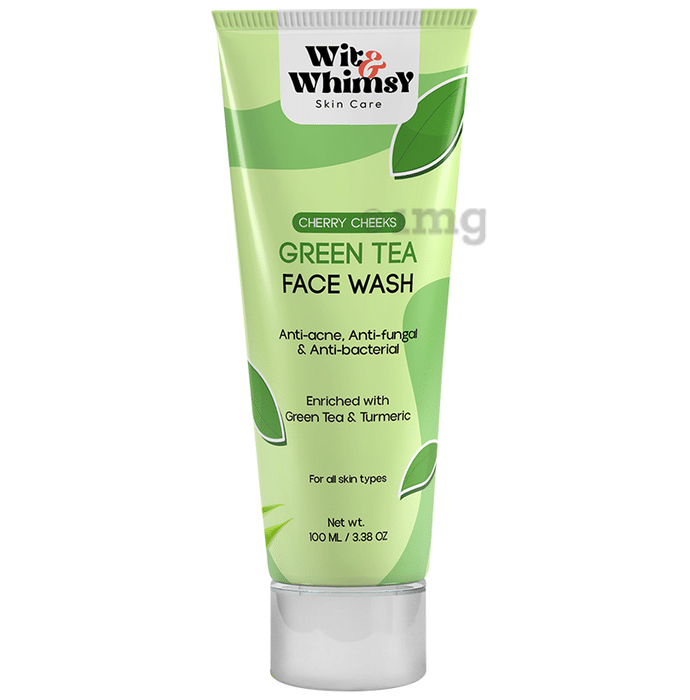 Wit and Whimsy Cherry Cheeks Face Wash Green Tea