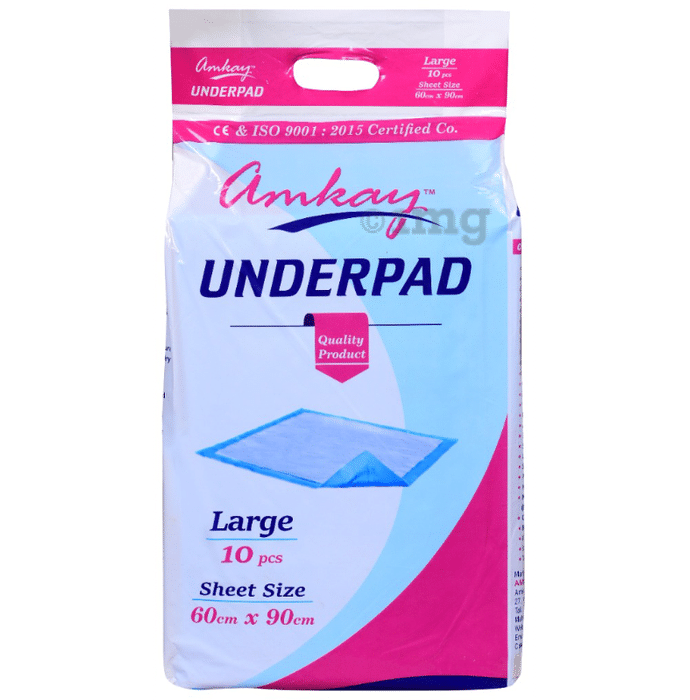 Amkay Underpads Super Absorbent Polymer & Soft Surface 60 x 90cm