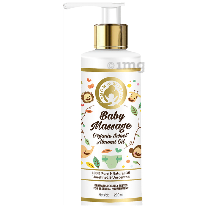 Mom & World Baby Massage Organic Sweet Almond Oil