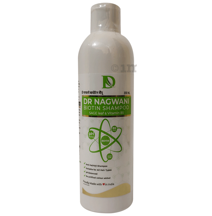 Dr Nagwani Sage Leaves Extract Biotin Anti Hair Fall | Anti Dandruff Shampoo