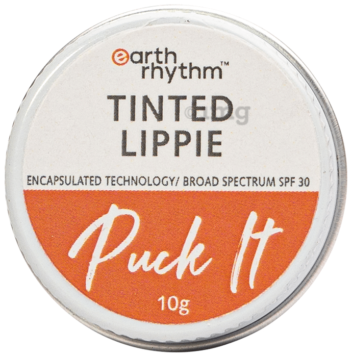 Earth Rhythm Tinted Lippie Puck It SPF 30 Cupid