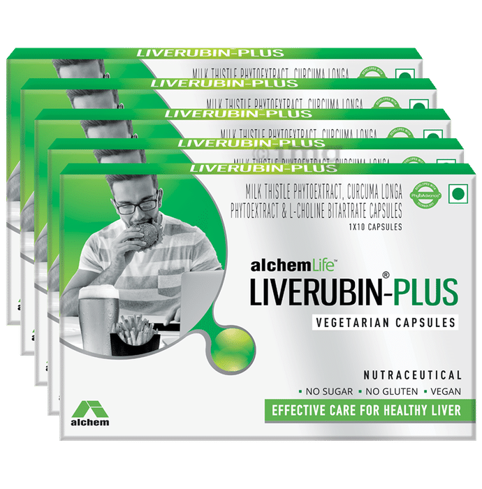 Liverubin - Plus Vegetarian Capsule (10 Each)