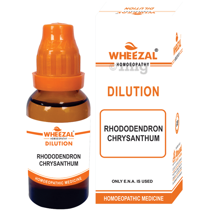 Wheezal Rhododendron N Chrysanthum Dilution 10M