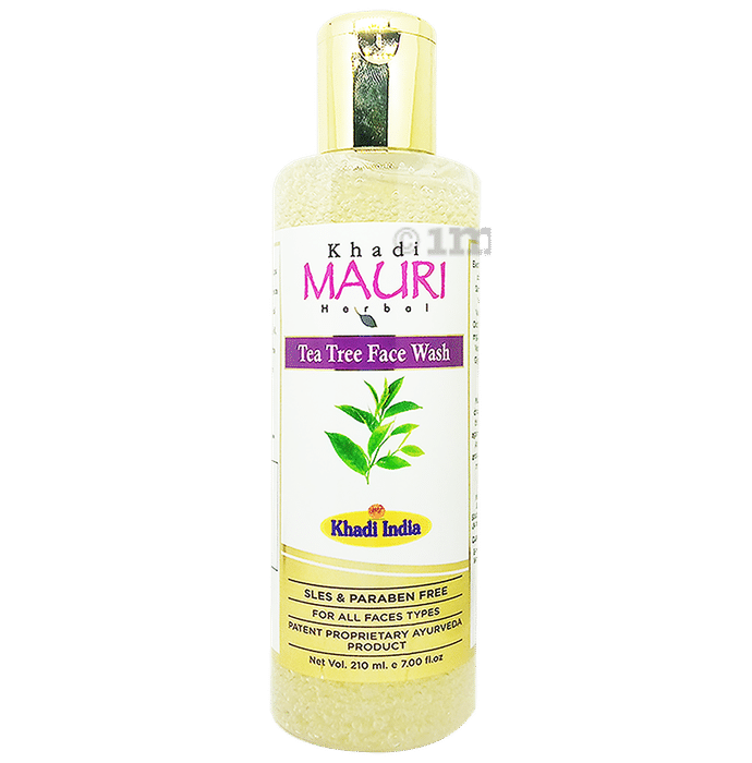Khadi Mauri Herbal Tea Tree Face Wash (210ml Each)