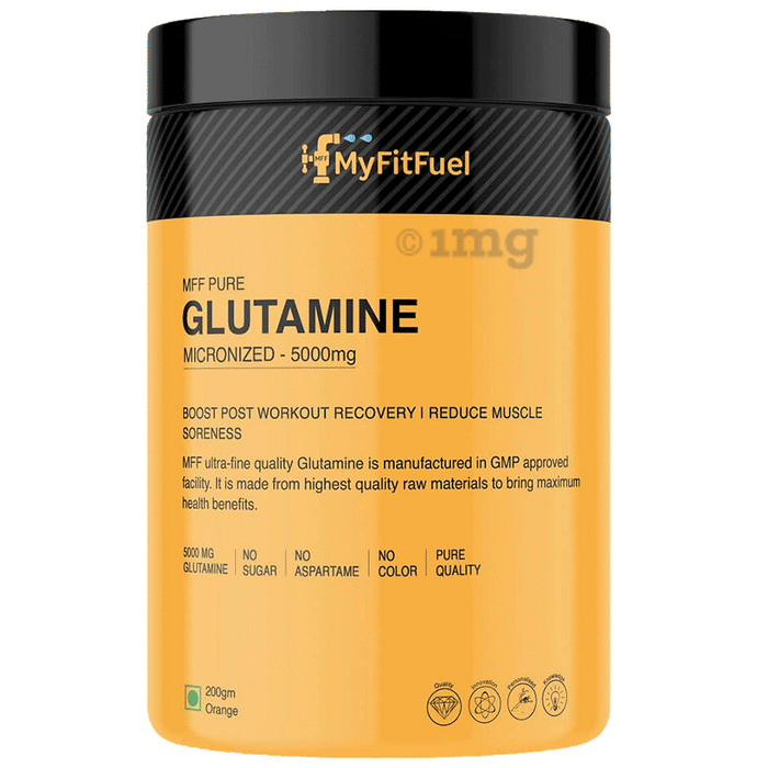 MyFitFuel Pure Glutamine Micronized Powder Orange