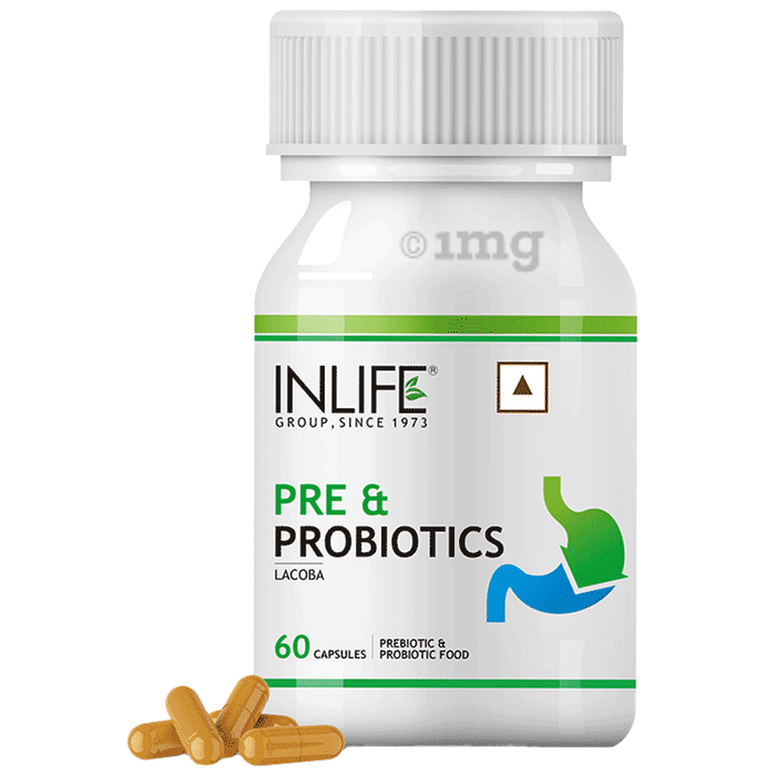 Inlife Pre and Probiotics for Gut Health | Capsule