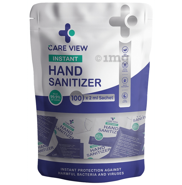 Care View CV1611 Instant Hand Sanitizer Sachet (2ml Each)
