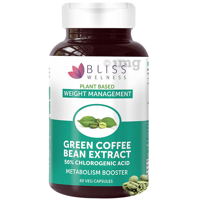Bliss Welness Weight Management Green Coffee Bean Extract Veg Capsule Vegicap