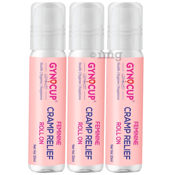 Gynocup Feminine Cramp Relief Roll On (10ml Each)