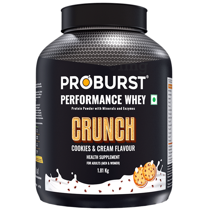 Proburst Performance Whey Protein Crunch Cookies and Cream