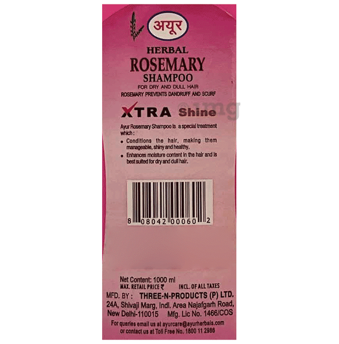 Ayur Herbal Shampoo(1000ml) Rosemary