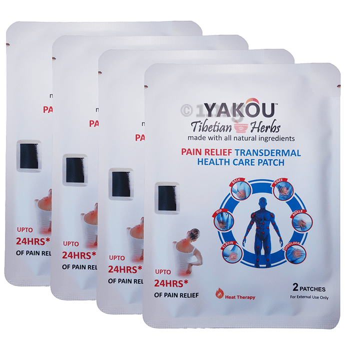 Yakou Tibetian Herbs Pain Relief Transdermal Health Care Patch (2 Each)