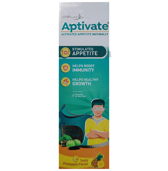 Aptivate Syrup Pineapple: Buy bottle of 450 ml Syrup at best price in