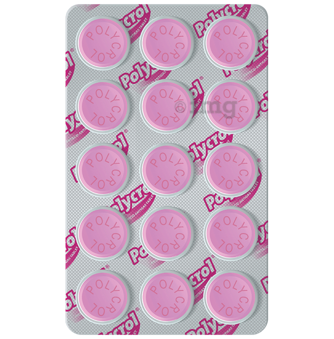 Polycrol Antacid Antigas Tablet (15 Each)