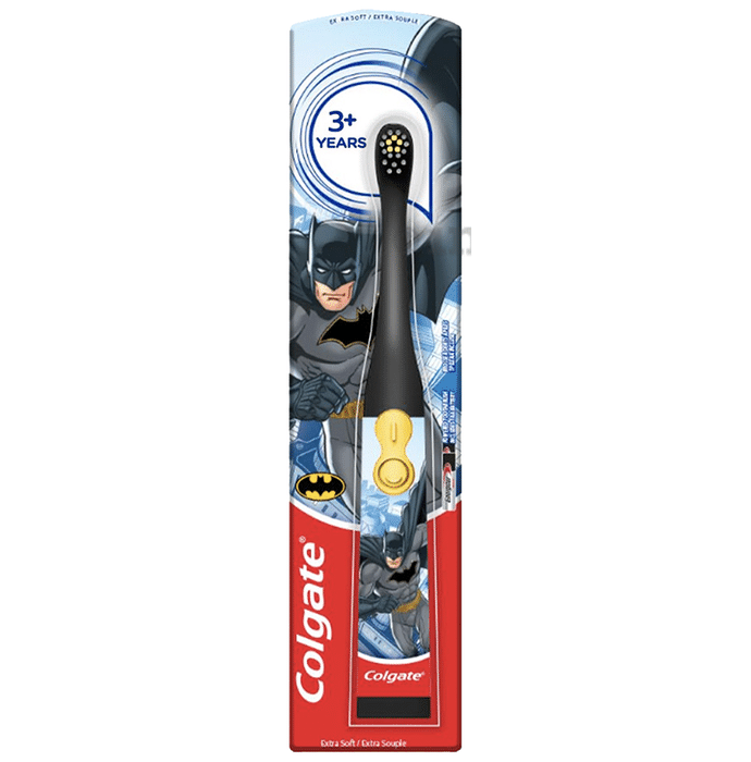 Colgate 3+ Years Extra Soft Battery Powered Toothbrush Batman