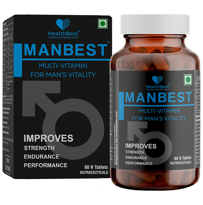 HealthBest Manbest Multi-Vitamin for Man's Vitality Tablet