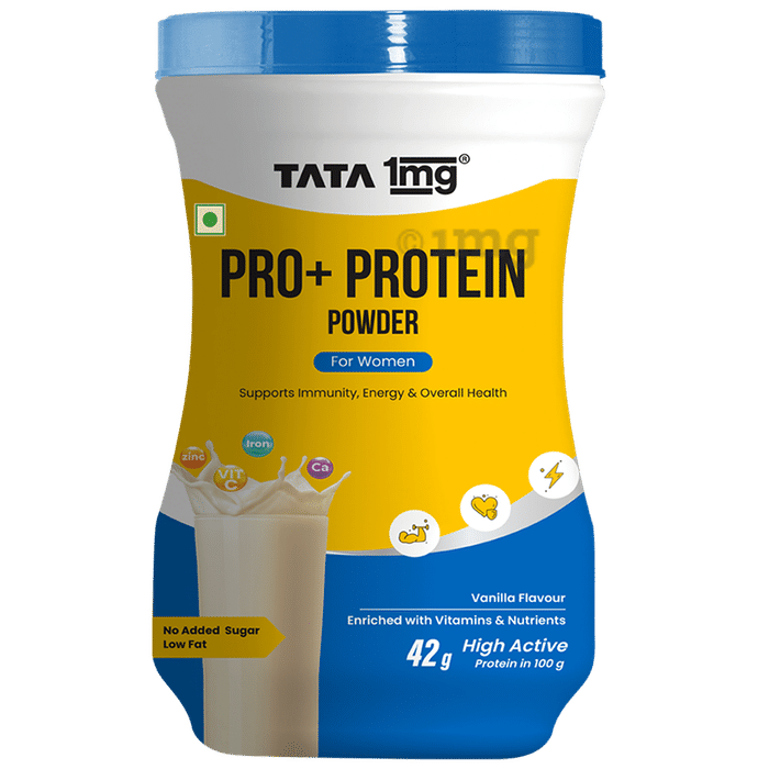 Tata 1mg Pro+Protein Powder for Women Vanilla