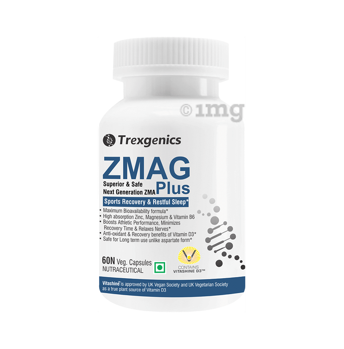 Trexgenics ZMAG Plus Advanced ZMA Veg Capsules