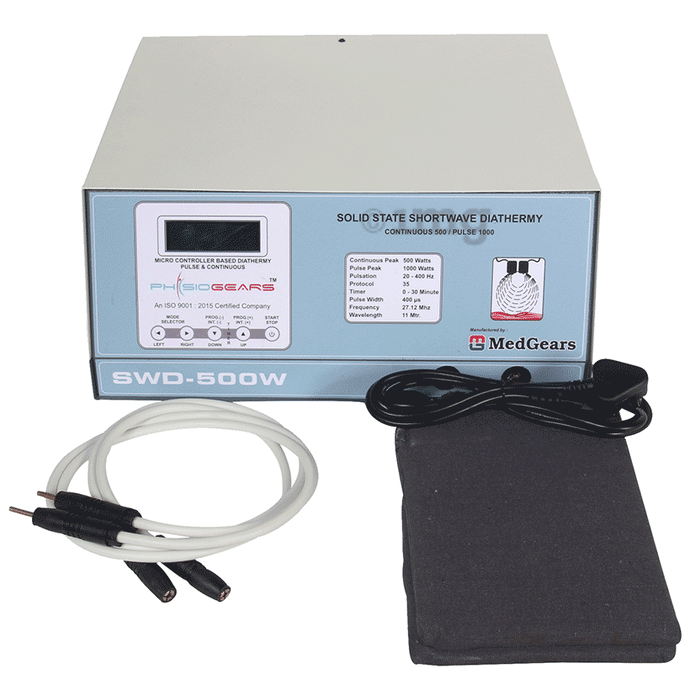 Physiogears Swd Machine Physiotherapy Equipment Shortwave Diathermy 500 Watt