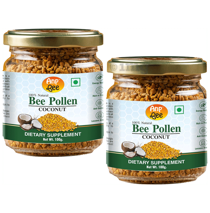 Anp Bee 100 % Natural Bee Pollen Coconut (100gm Each)