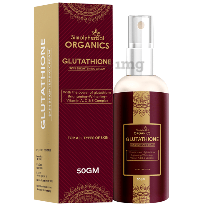Simply Herbal Organics Glutathione Skin Brightening Cream