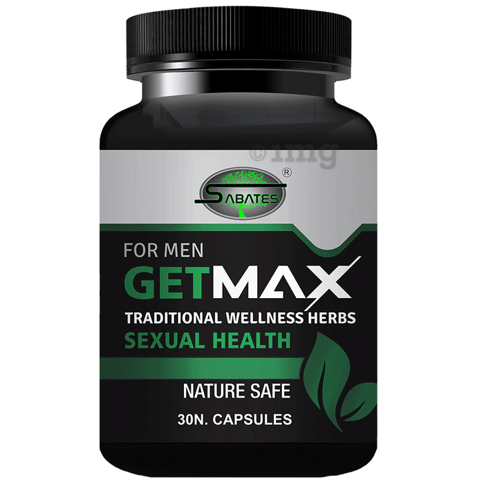 Sabates for Men Get Max Traditional Wellness Herbs Sexual Health Capsule