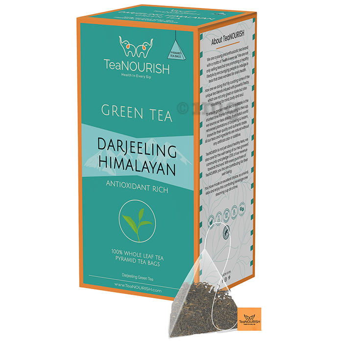 TeaNourish Green Tea Bag Darjeeling Himalayan