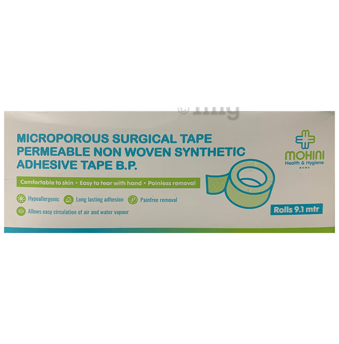 Mohini Microporous Surgical Tape 7.50cm x 9.1m