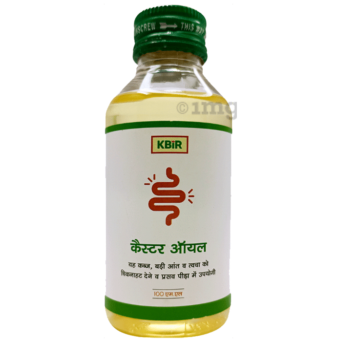 Kbir Castor Oil for Constipation Relief, Large Intestine Lubrication, And Labor Pain