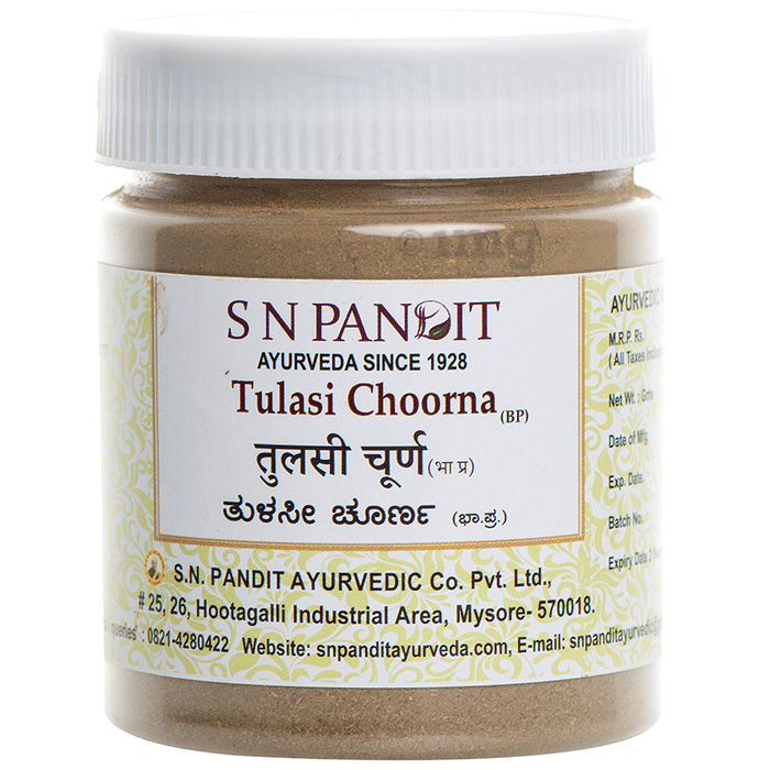 S N Pandit Ayurveda Tulasi Choorna (100gm Each)