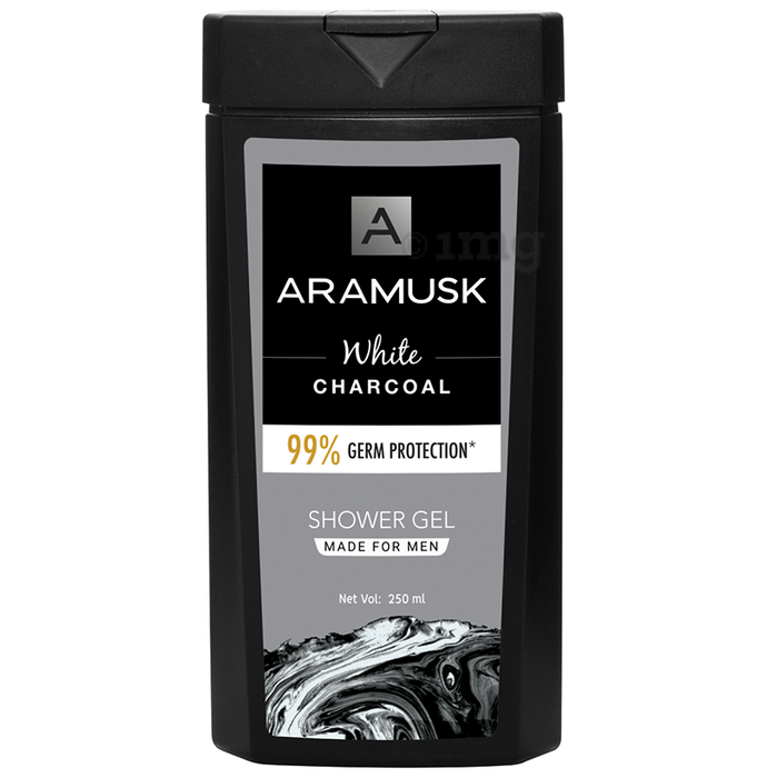 Aramusk White Charcoal 99% Germ Protection Shower Gel