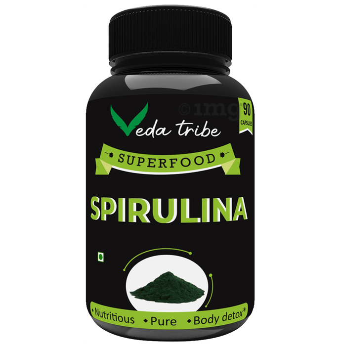 Veda Tribe Spirulina 800mg Capsule