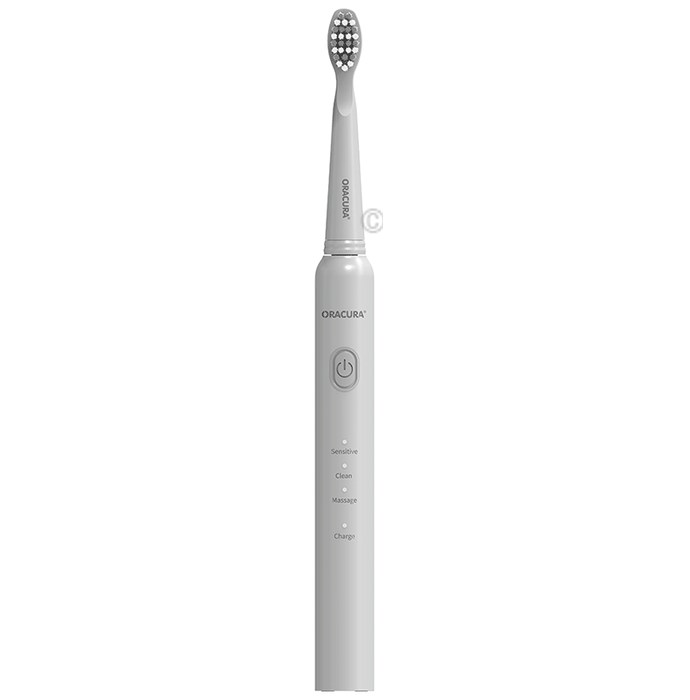 Oracura SB200 Sonic Lite Electric Rechargeable Toothbrush Grey